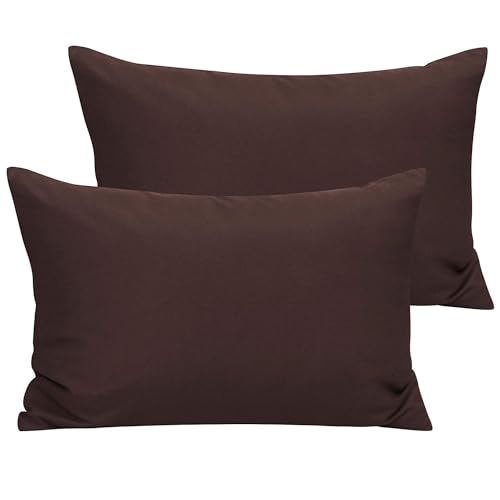 Travel Pillowcase 12x16 500 Thread Count Egyptian Cotton Set of