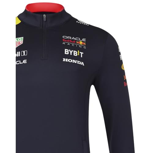 Castore Red Bull Racing F1 2024 Team 1/4 zíper camada média (GG), Céu noturno, GG