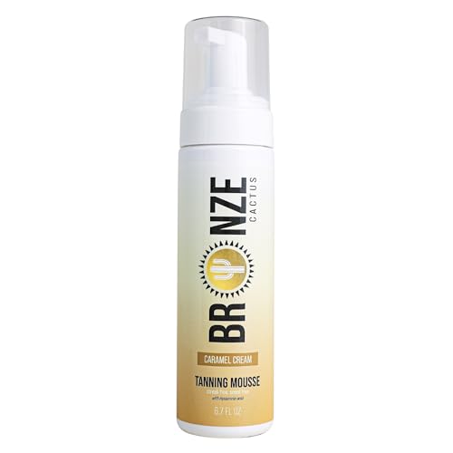 Bronze Cactus Self-Tanning Mousse – Rich Caramel Cream | Vegan