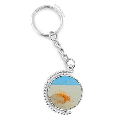 Anneau rotatif Ocean Beach : le porte-clés design sable orange
