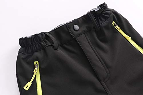 LANBAOSI キッズ防寒パンツ 130-140 ブラック