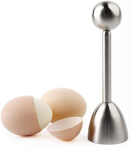 Tagliauova In Acciaio Inox - Rompiguscio Per Uova Sode Con Rimozione Facile - Foto 8