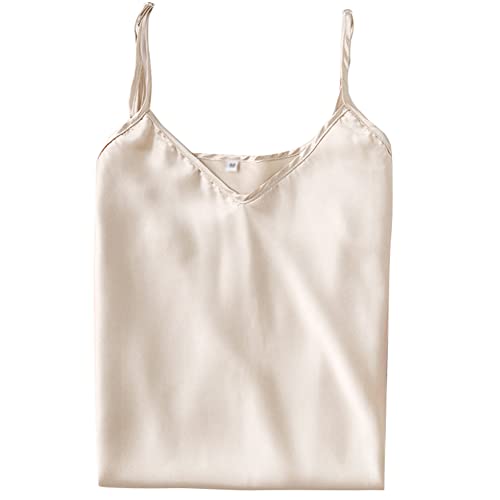 XiinxiGo Robe de Chambre pour Femmes, Robes de soirée, Kimono en Satin pour Femmes, Peignoir, Chemises de Nuit pour Femmes, vêtements de Nuit, Robe de Chambre,Champagne 3,L Cover