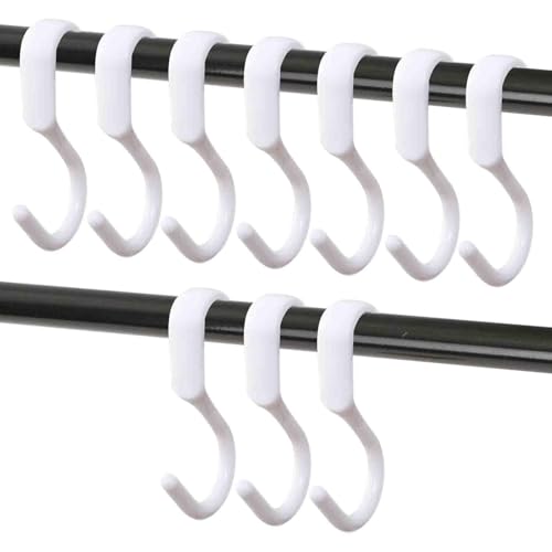 Ganchos en forma de S, ganchos en forma de S | Ganchos portátiles resistentes en forma de S para utensilios de cocina, tazas, macetas, plantas, barra de armario, bolsos, sombreros