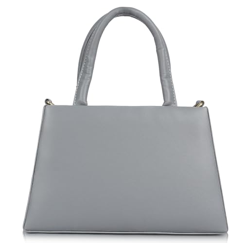 Image of Gold Rose Women's Elegant Color Block Handbag - Stylish Top Handle Purse for Office, Party & Daily Use | Premium Structured Ladies Hand Bag