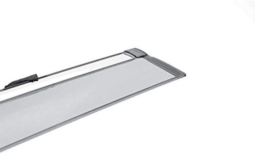 WellVisors Window Visors Wind Deflectors Compatible with Infiniti QX50 2019-2024 with Chrome Trim Rain Guards 3-847IN012