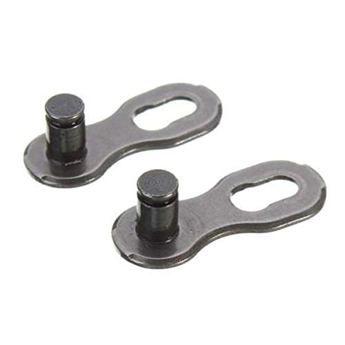 BATLAM Fahrradkette 9-Fach 116 Glieder Fahrradkette Mountainbike for (Farbe : Silber) (Silber)