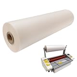 EQCOTWEA 1mil (28mic) Thermal Laminating Film Matte BOPP Laminating Film Hot Roll Laminating Film 12.5inx656ft UV Luster Hot Film for A3 Double Sides Hot Thermal Laminator