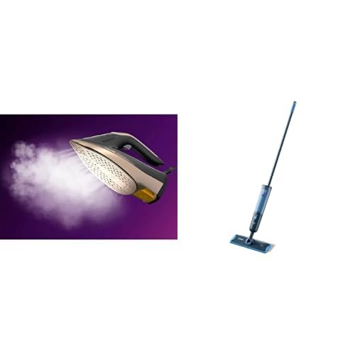 Philips Azur 8000 Serisi Buharlı Ütü DST8070/80 ve OneUp 3000 Serisi Elektrikli Mop XV3101/01, Ütüleme ve Zemin Bakımı, 2 Parça Ev Seti