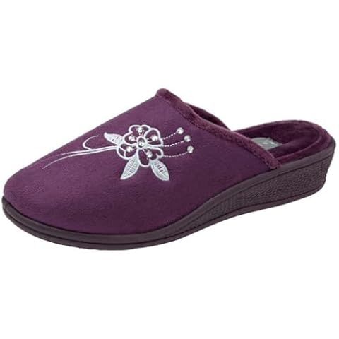 DUNLOP Ladies Pamela Backless Wedge Slipper Cover