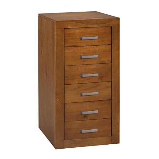 Dogar Kynus Recto Sinfonier de Madera de pino de 6 cajones