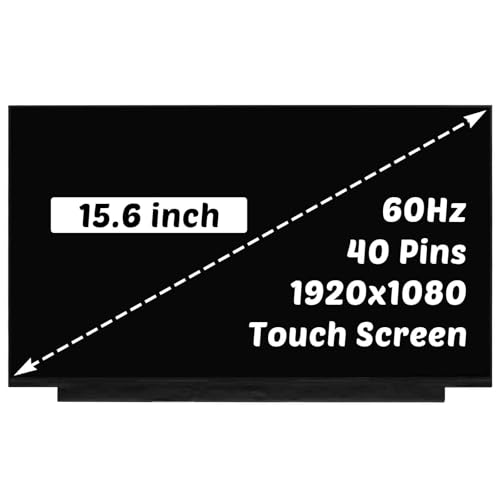 Replacement for Lenovo IdeaPad Slim 3 15IAH8 82XM 3 15IRH8 for IdeaPad 3 Chrome 15IJL6 82N4 for IdeaPad 5 15IAL7 5 15ABA7 Type 82SF 1920x1080 60HZ 40 Pins 15.6" LCD LED Touch Screen Display Panel