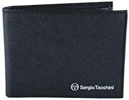 SERGIO TACCHINI Portafoglio Uomo In Vera Pelle, Sottile Con Portatessere