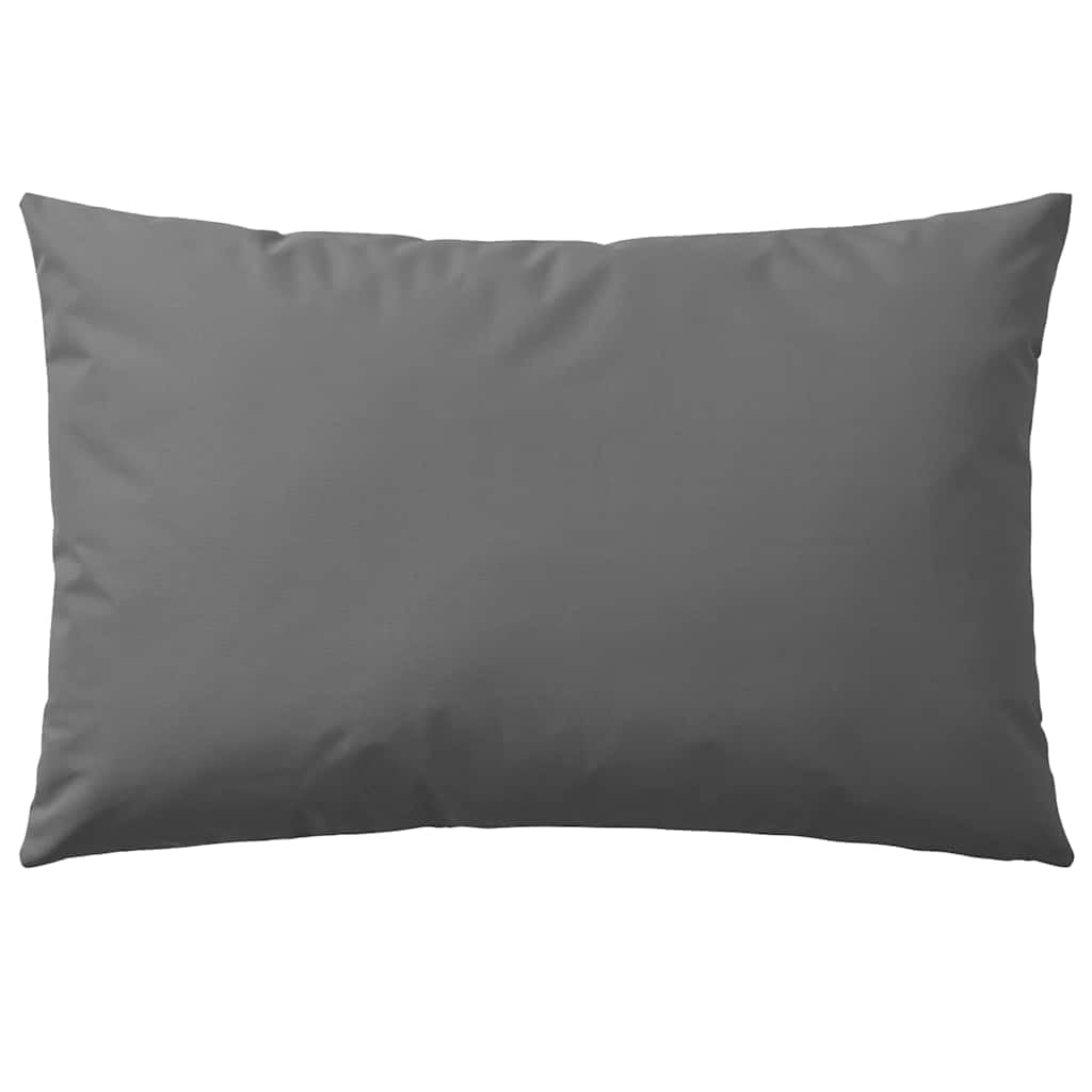 vidaXL 2X Cojines de Exterior 60x40cm Gris Almohada Muebles Jardín Decoración