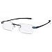 Visualites 1 Navy Blue 3.00 Power Lightweight Rimless Reading Glasses For Men and Women