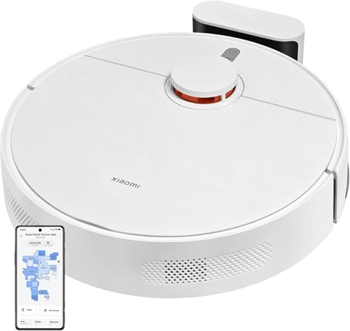 XIAOMI Robot Aspirador S40C, Aspirador y fregona 2 en 1, 5000Pa Succión Aspirador con Navegación Láser LDS, Recarga automática, Compatible con Suelos Duros y alfombras de Pelo Corto