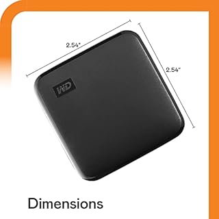 WD 1TB Elements SE - Portable SSD, USB 3.0, Compatible with PC, Mac - WDBAYN0010BBK-WESN