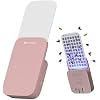 Mosalogic Fly Insect Trap Plug-in Fruit Flies Killer Gnat Trapper Moth Catcher Fly Trapper UV Attractant Catcher for 400 Sq Ft of Protection Pink-1PACK