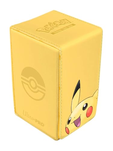 Ultra Pro | Pokemon: Pikachu Alcove Tower Deck Box | Trading Card Game Accessory