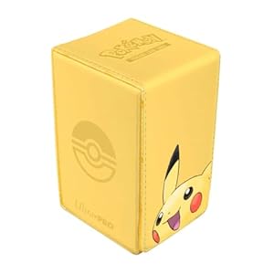 Ultra Pro | Pokemon: Pikachu Alcove Tower Deck Box | Trading Card Game Accessory