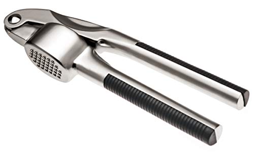 Espremedor de Alho Inox Euro Vermelho/Prata