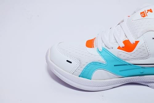 Image of RTP Men's Sports Running,Walking & Gym Shoes with Lightweight Carbon Cushion Technology EVA Sole with Memory Form Casual Sneaker Shoes for Boys & Men White