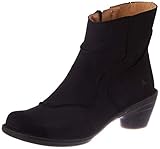 Atmungsaktives Futter El Naturalista Damen N5335 Pleasant Black/Aqua Stiefelette, Schwarz schwarz, 42 EU