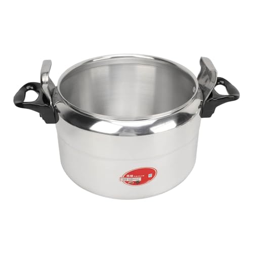 Panela de Pressão Durável de Liga de Alumínio Com Tampa Aberta Giratória para Uso Doméstico, Fogão a