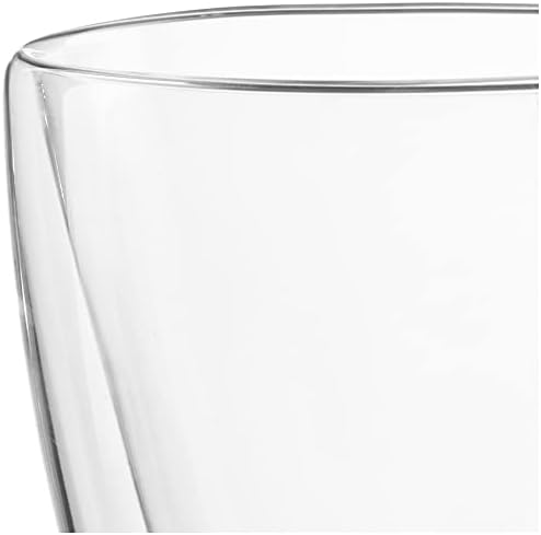 Miniatura 12 de Sister.ly Drinkware - Tazas de café de vidrio de doble pared, tazas de café de vidrio aisladas, juego de 2, 12 onzas (transparente)
