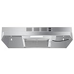 SNDOAS Under Cabinet Range Hood 24 inch,Ductless Range Hood Convertible Ducted, Kitchen Hood 24 inch,Stainless Vent Hood with 2-speed Fan,Rocker Switch,Hard-wired Hood Vents for Kitchen
