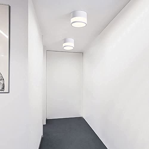 Spotlight LED plafonnier 7W cylindrique doté de 3 modes de couleur interchangeables - 4