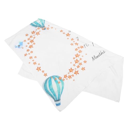 Copertina Mensile Per Neonati - Accessorio Fotografico Comoda in Memory Foam Per La Crescita Del Lavabile E Riutilizzabile