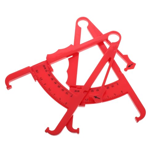 TOVINANNA 2pcs Fat Measuring Device Tools Skinfold Calipers for Weight Tracking Plastic Simultaneous Measurements
