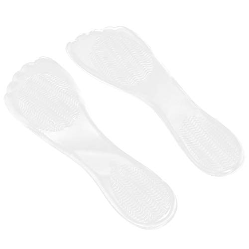 DOITOOL 2 pares de palmilhas antiderrapantes de silicone para pés terapêuticos, palmilhas de gel de