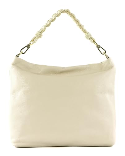 Sac hobo ABRO Dalia en cuir beige : rangez vos essentiels avec style