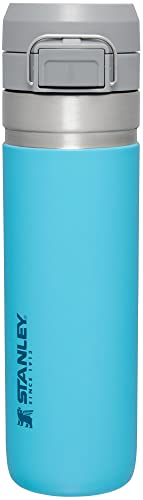 Image of Stanley Quick Flip GO Water Bottle 24 oz | Push Button Lid | Leakproof and Packable for Travel and Sports | Insulated Stainless Steel | BPA-Free | Pool