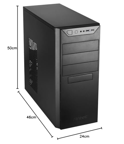 Antec VSK-4000B-U3/U2 ATX Computer Case - Black - Image 9