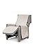 textil-home Funda Cubre Sillón Relax Adele, Tamaño 1 Plaza -Protecto Sofá Acolchado...