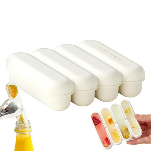 Cubitera rectangular – Utensilios de cocina | Utensilios de cocina de silicona para whisky, cócteles, zumo, agua, casa, fiestas en la piscina