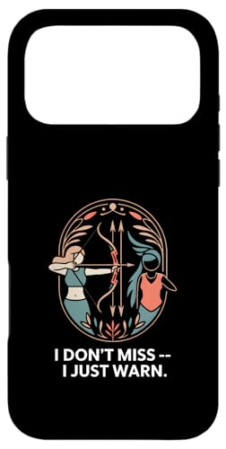 I Don't Miss I Just Warn Funny Archer �A�[�`�F���[ �X�}�z�P�[�X iPhone 17 Pro Max �p
