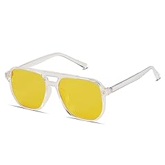 Transparent Frame/Yellow Lens