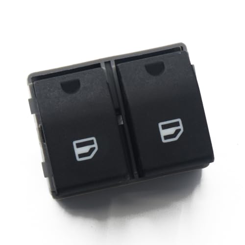 DKAEUK VWWS011 Interruptor de ventana Apto para V.W FOX (5Z1,5Z3) 2005-, Polo (9N_) 2005-2009; Se.at Cordoba (6K2) 1999-2002, Cordoba Vario (6K5) 1999-2002, Ibiza IV 4 (6L1) 2002-2009