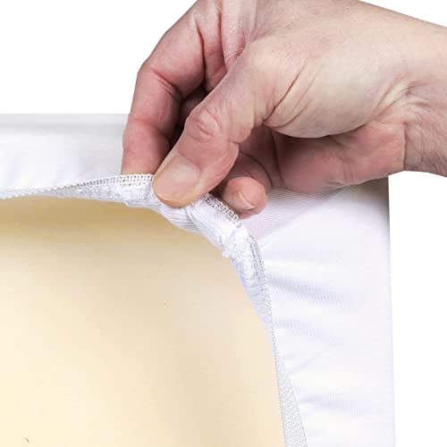 Care Apparel Extra Large Easy Rise Chair Cushion - 5" Foam Seat Booster With Removable, Washable Poly-Shearling Cover - 15 1/2" X 18" #TOP3