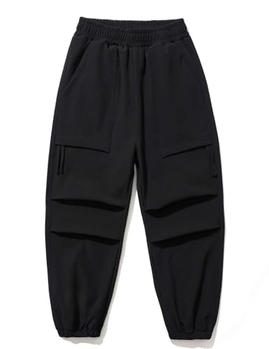 Boys Quick Dry Joggers Water Resistant Pants Lightweight Athletic Pants2