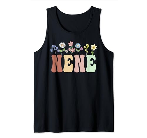 Nene Gifts Women Wildflower Floral Design Nene Camiseta sin Mangas