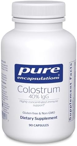 Pure Encapsulations Colostrum | 40% IgG Highly Concentrated Immun...