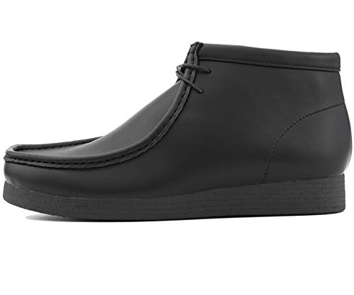 Image of Amali Casual Chukka Boots for Men, High-Top, Lace Up Suede Men's Shoes, Desert Boots with Crepe Rubber Sole