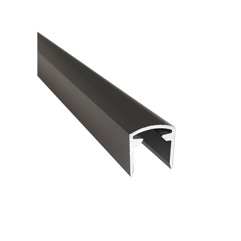 Profil de finition pour clôture LARKO 176 cm Gris anthracite RAL 7016, L.176cm