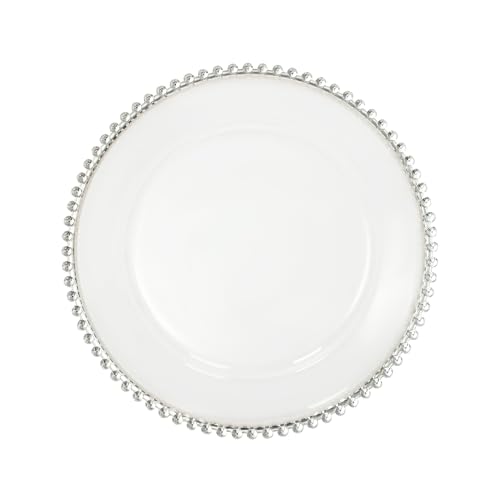 Platos decorativos redondos dorados, pack 25, 12.6 pulg miniatura 6