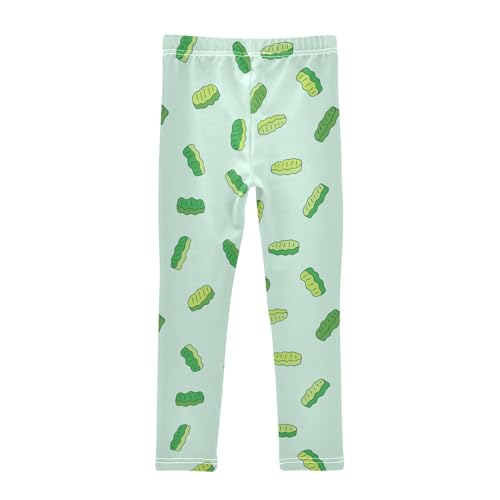 ZZKKO Girls Leggings Pickle Toddler Girls Clothes Leggings for Girls Toddler Girls Leggings 3-4T2